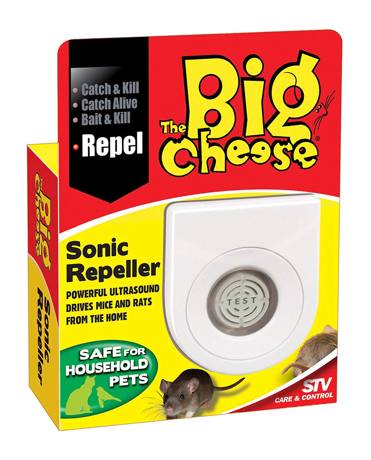 THE BIG CHEESE SONIC MOUSE AND RAT ULTRASOUND REPELLER. STV717 \\\KD17258