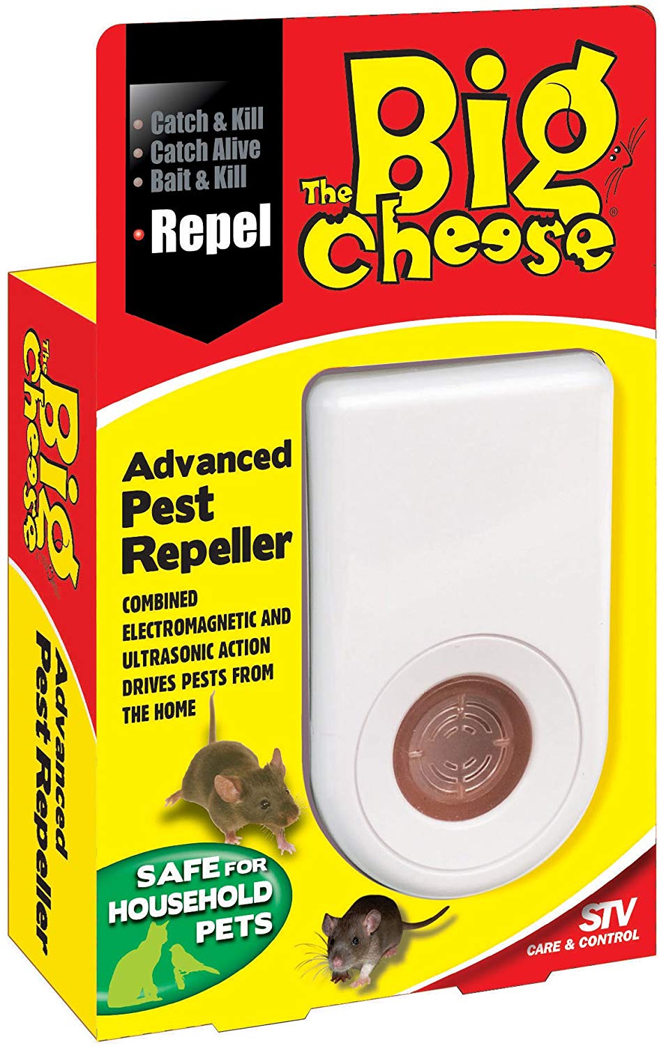 THE BIG CHEESE ADVANCED ULTRASONIC PEST REPELLER. STV789 \\\KD17259