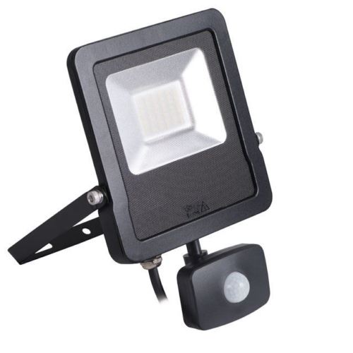 KANLUX PRO ANTOS LED FLOOD LIGHT WITH SENSOR IP44 30W 2400LM - NATURAL WHITE. 27096 \\\KD17359