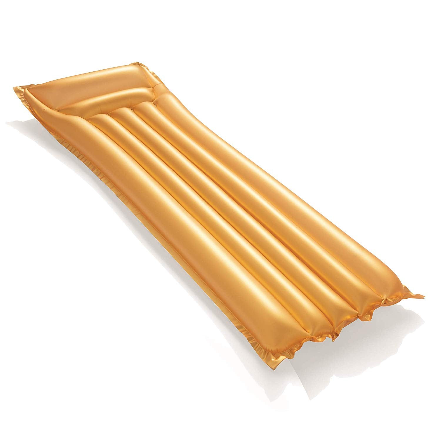 BESTWAY INFLATABLE LILO GOLD AIR SWIM MAT 183CM X 69CM. BW44044 952469 \\\KD17524