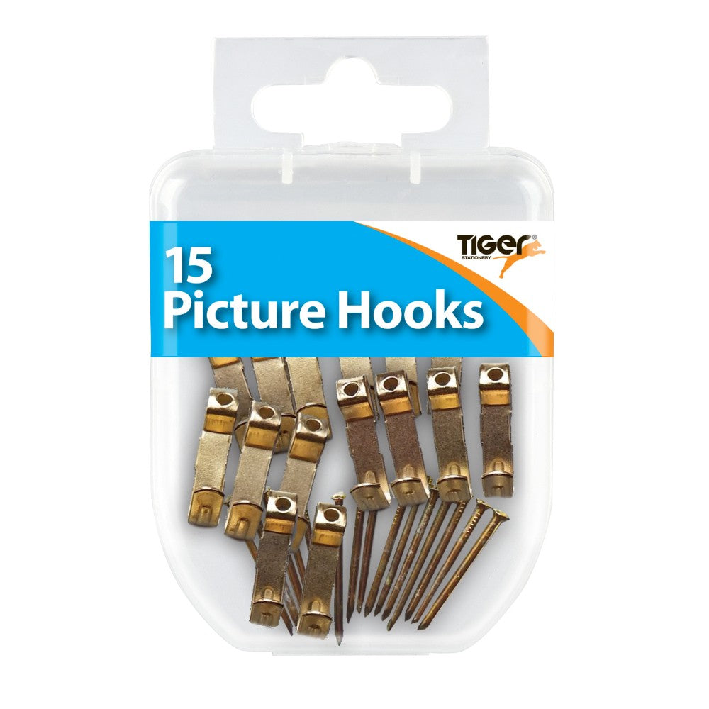 TIGER PICTURE HOOKS 15/PK. T302277 \\\KD17531