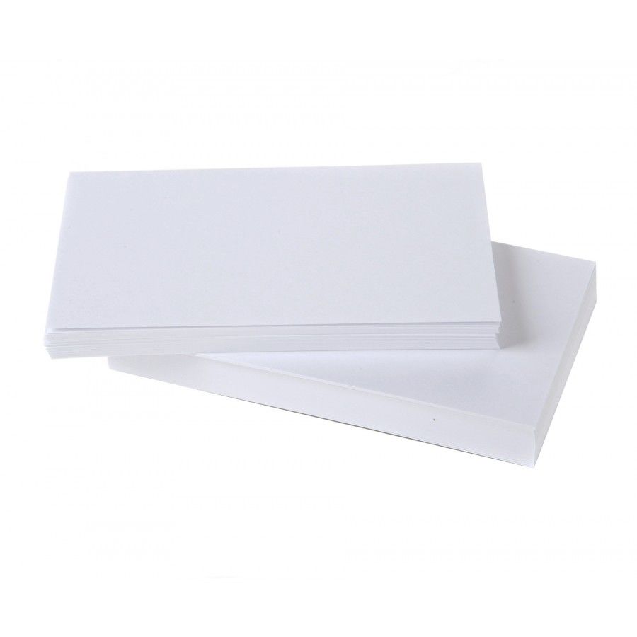 TIGER PLAIN WHITE RECORD CARDS 6 INCH X 4 INCH 100/PK. T302327 \\\KD17539