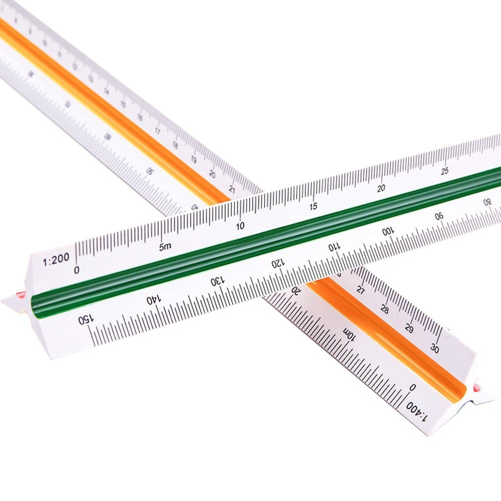 TIGER TRIANGULAR SCALE RULER 30CM / 12 INCH. T302336 \\\KD17540