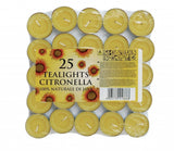 PRICES CITRONELLA TEALIGHTS 25/PK. SUN202518  016668 \\\KD17588