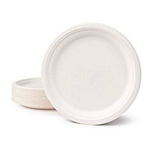 ESSENTIAL EXTRA VALUE BIODEGRADABLE PLATES 18CM / 7 INCH 35/PK. V18PL35 \\\KD17592