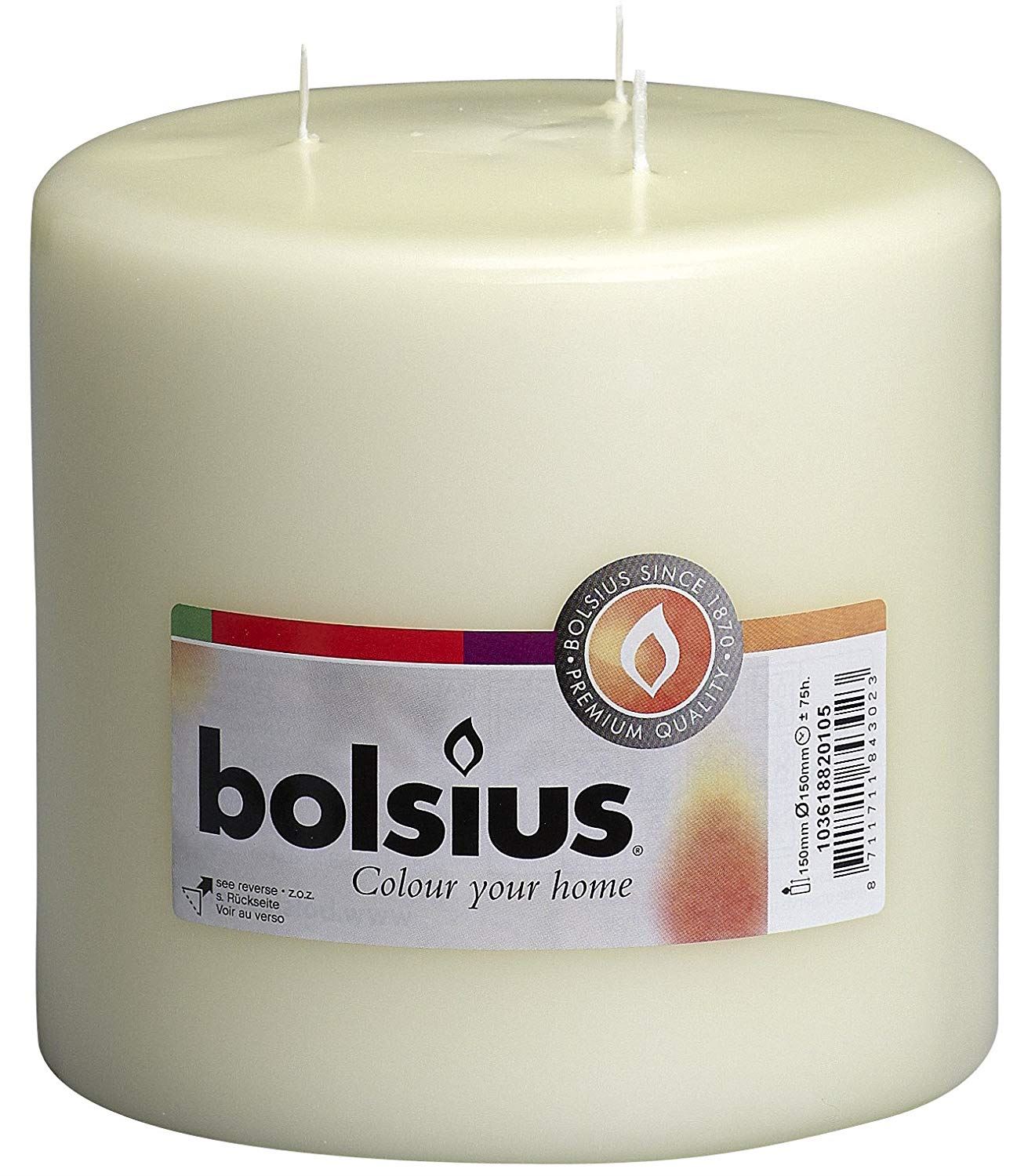 MAMOUTH CANDLE IVORY 150 X 150. 103618820105 \\\KD17605