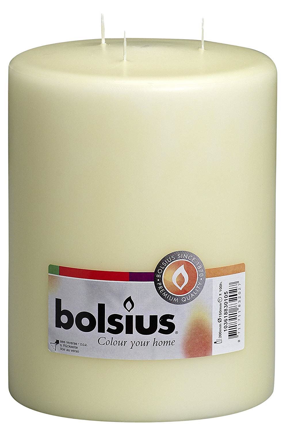 MAMOUTH CANDLE IVORY 200 X 150. 103618830105 \\\KD17606
