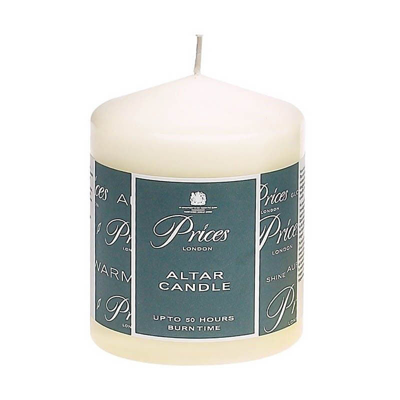 PRICES ALTAR CANDLE 100MM X 80MM 50HRS. ARS100616 \\\KD17633