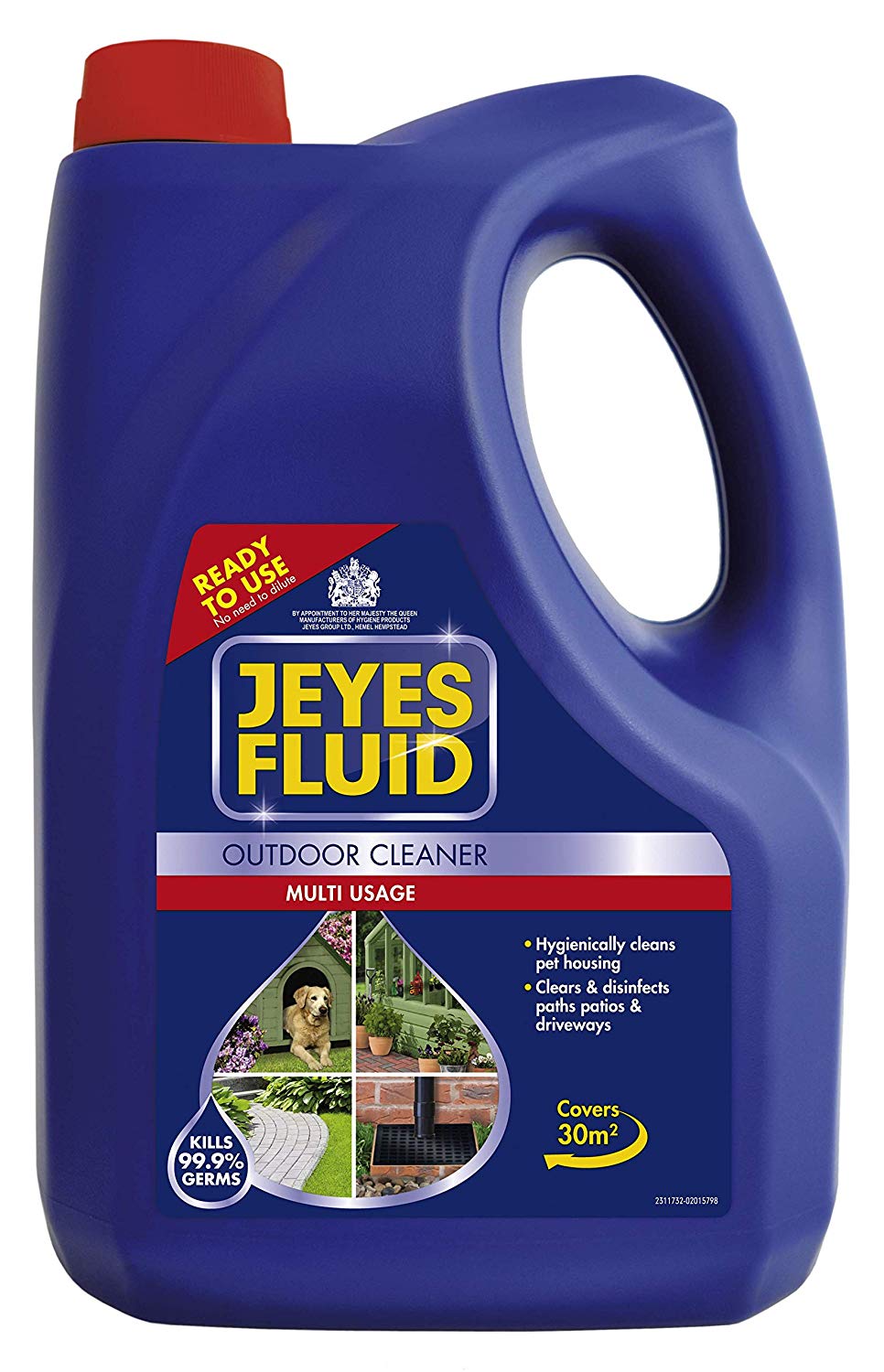 JEYES FLUID READY TO USE OUTDOOR CLEANER 4 LITRE. 2310881 \\\KD17659