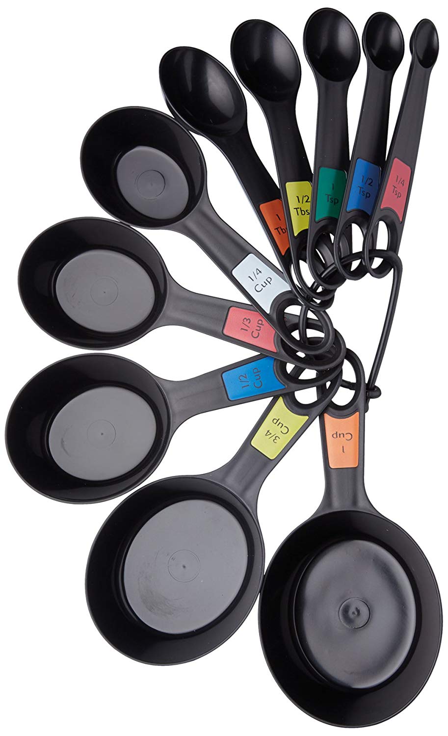 KITCHENCRAFT PLASTIC MEASURING CUPS & SPOONS 10/PK. KCMEASURE10PC \\\KD17670