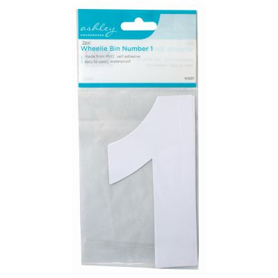 ASHLEY NO. 1 WHEELIE BIN NUMBER 2/PK. WS511 \\\KD17696