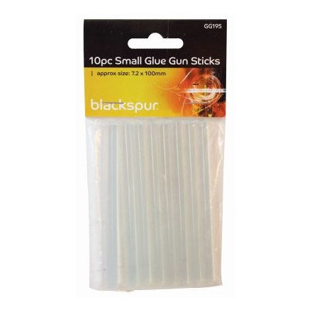 BLACKSPUR MINI GLUE STICKS 7.2 X 100MM 10/PK. BBGG195 \\\KD17720