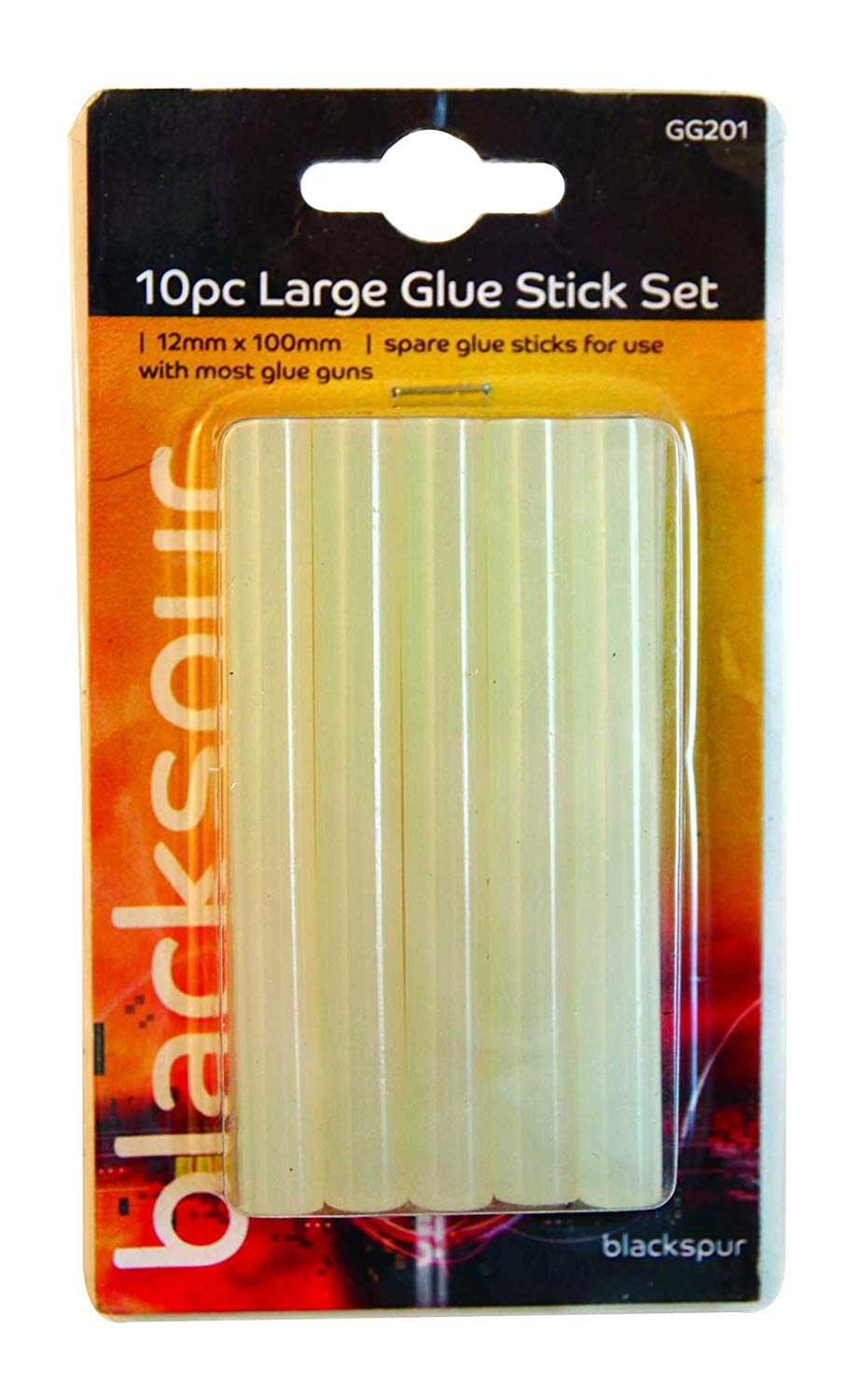 BLACKSPUR LARGE GLUE STICK SET 12MM X 100MM 10/PK. BBGG201 \\\KD17721