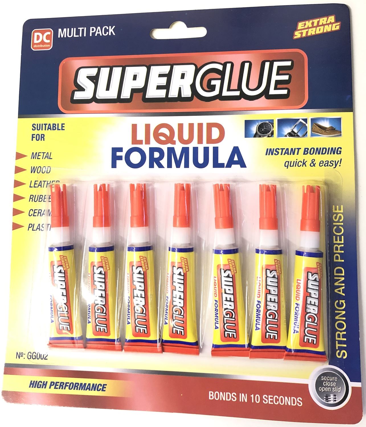 7 IN A PACK SUPER GLUE LIQUID FORMULA. GG002 \\\KD17767