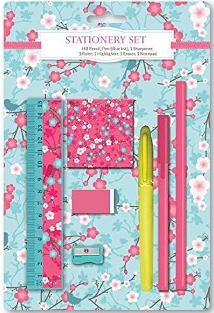 CHERRY BLOSSOM STATIONERY SET. CHES \\\KD17771