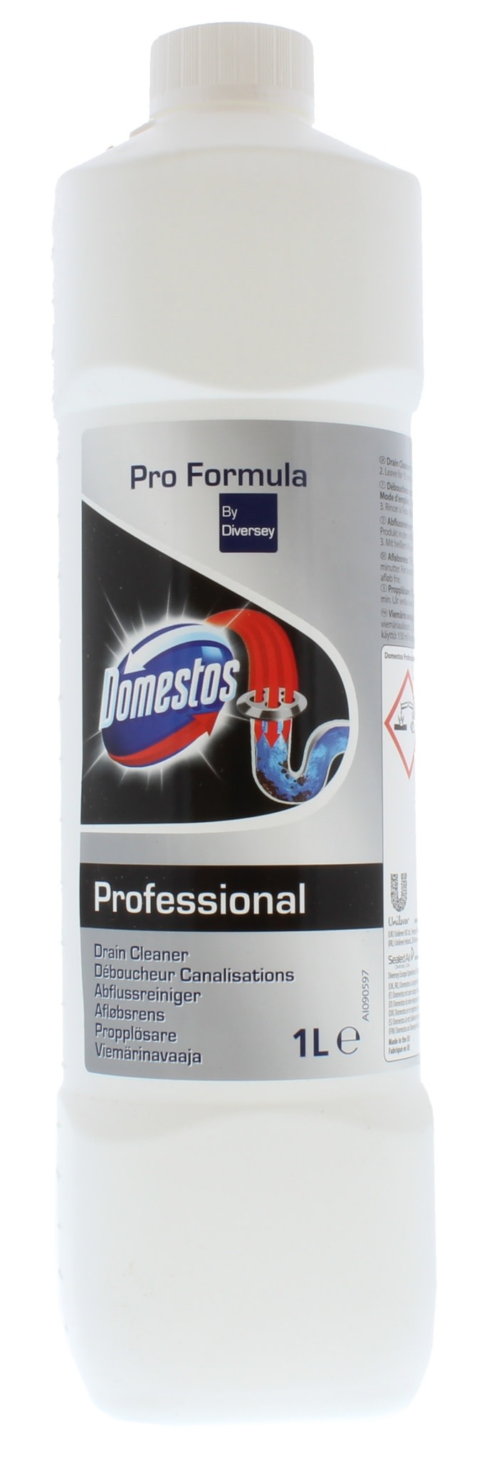 DOMESTOS PRO FORMULA PROFESSIONAL GRADE DRAIN UNBLOCKER 1L. PTHODOM054 \\\KD17821