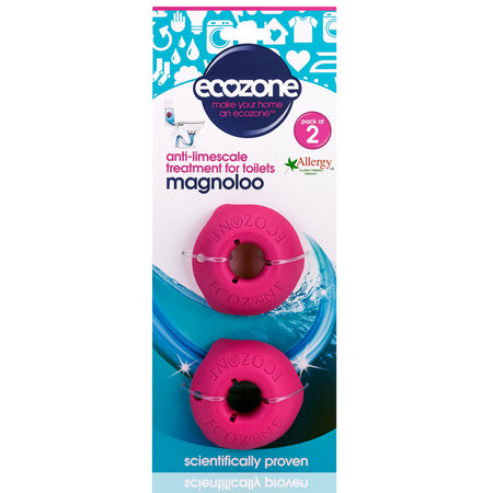 ECOZONE MAGNOLOO ANTI LIMESCALE TREATMENT FOR TOILETS - PACK OF 2. E295 \\\KD17870