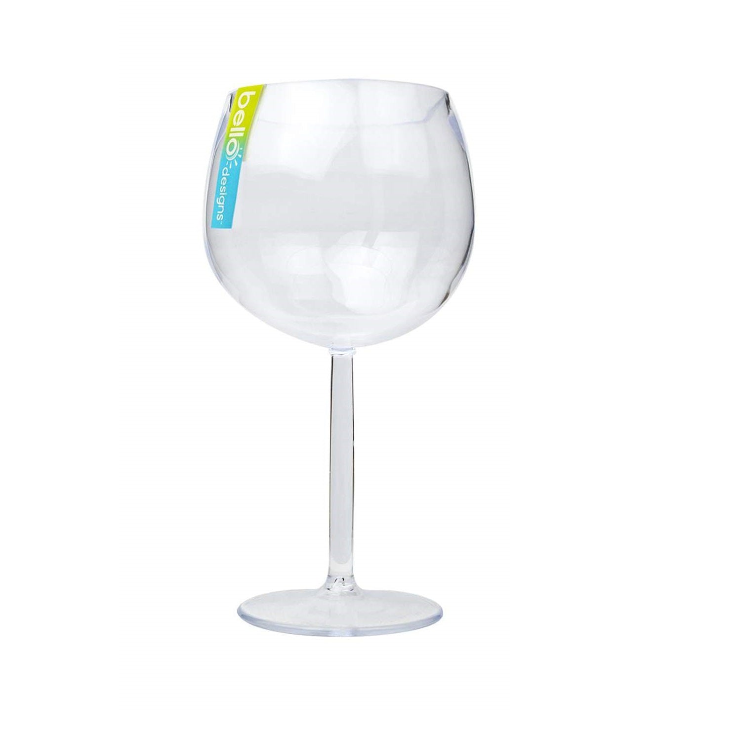 BELLO BALLOON CLEAR PLASTIC GIN COCKTAIL GLASS 600ML. AM5885 \\\KD17874