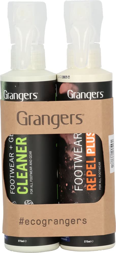 GRANGERS FOOTWEAR + GEAR CLEANER AND FOOTWEAR REPEL PLUS 275ML KIT. GRF210/100 \\\KD17942