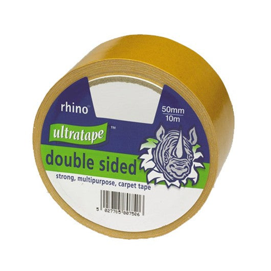 ULTRATAPE RHINO DOUBLE SIDED CARPET TAPE 50MM X 10M. DS01465010RH6 \\\KD17957