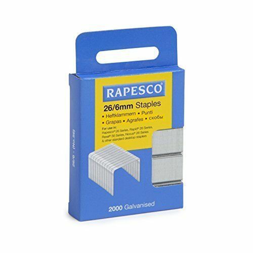 RAPESCO 26/6MM STAPLES HANGING PACK  2000. ROPS2662MA3 \\\KD17988