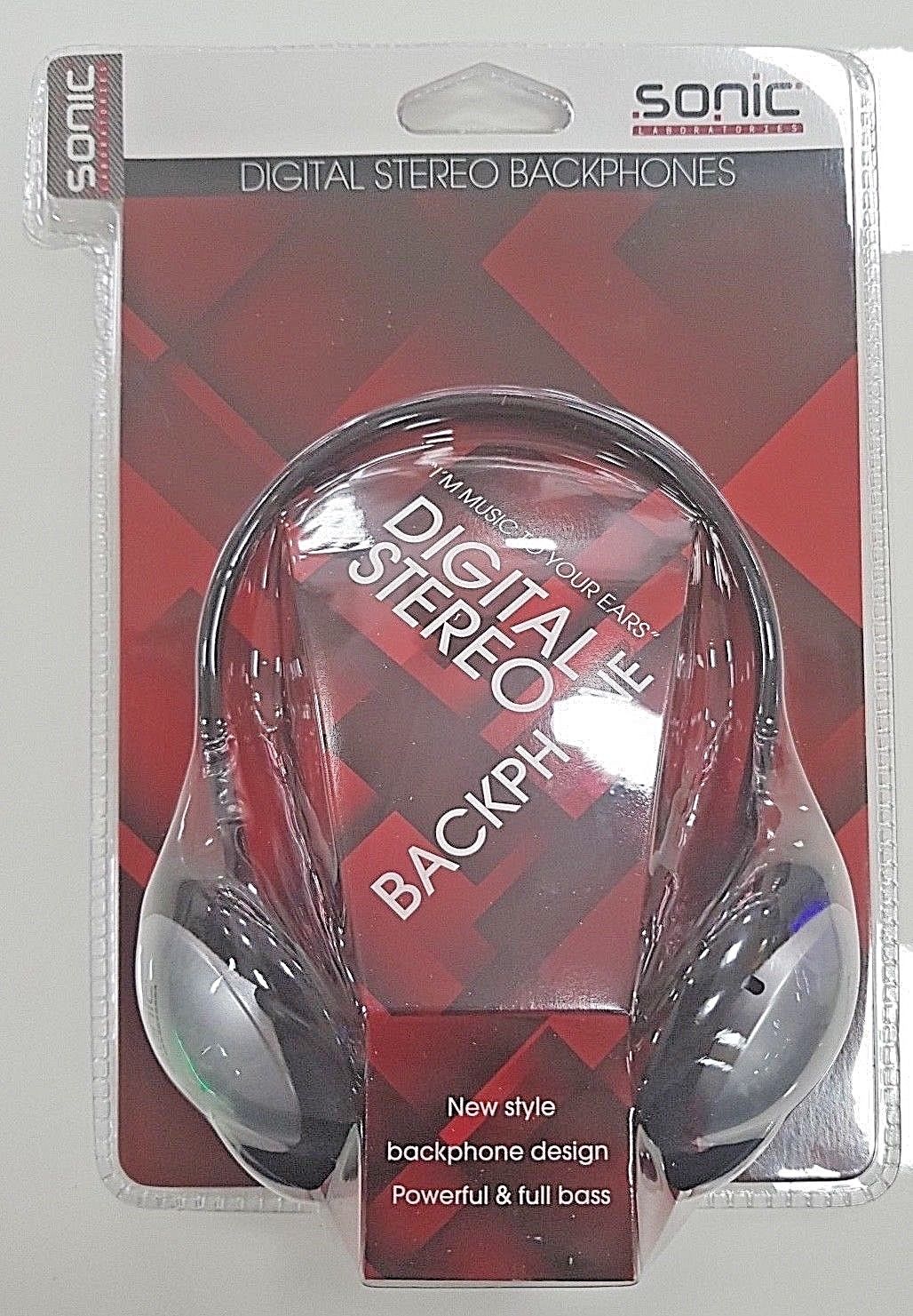 SONIC DIGITAL STEREO BACKPHONE 1.5 M WIRE MD519. SON-MD519 \\\KD18001