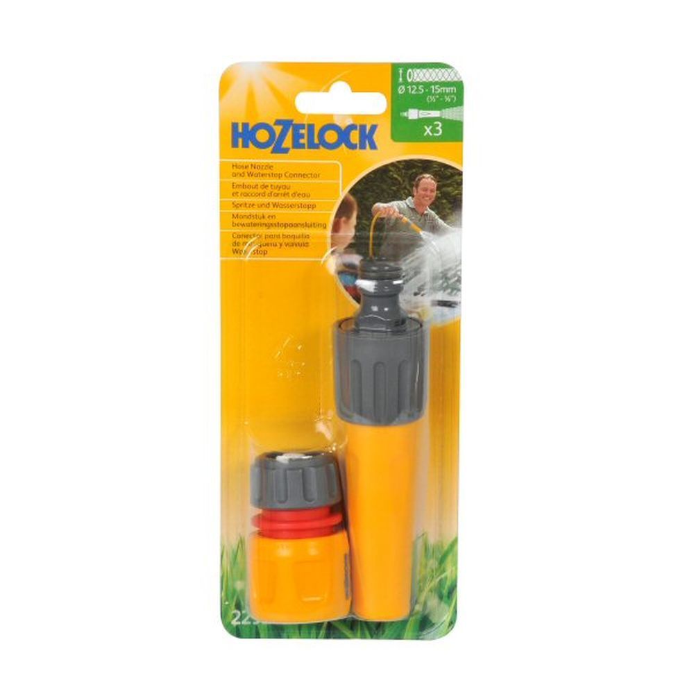 HOZELOCK HOSE NOZZLE AND WATERSTOP CONNECTOR SET. 2292P9008 \\\KD18009