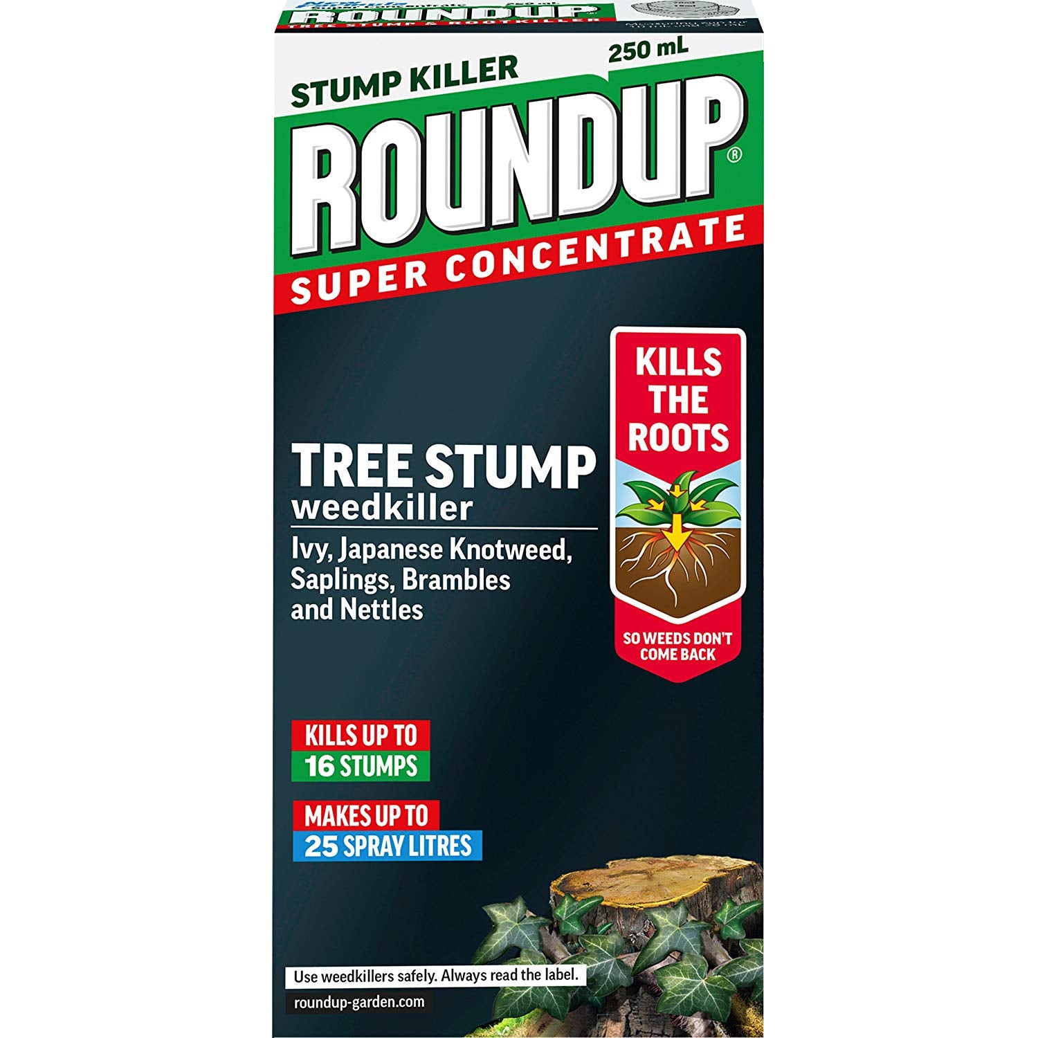 ROUNDUP SUPER CONCENTRATE TREE STUMP WEED KILLER 250ML. 120048 016599 \\\KD18010