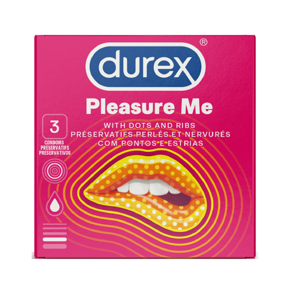 12 PACK DUREX PLEASURE ME CONDOM 3 PCS \\\KD18062