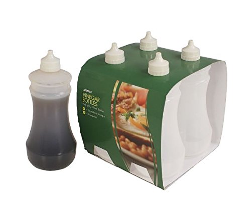 SUNNEX VINEGAR BOTTLES 375ML PACK OF 4. MPB375-4V \\\KD18122