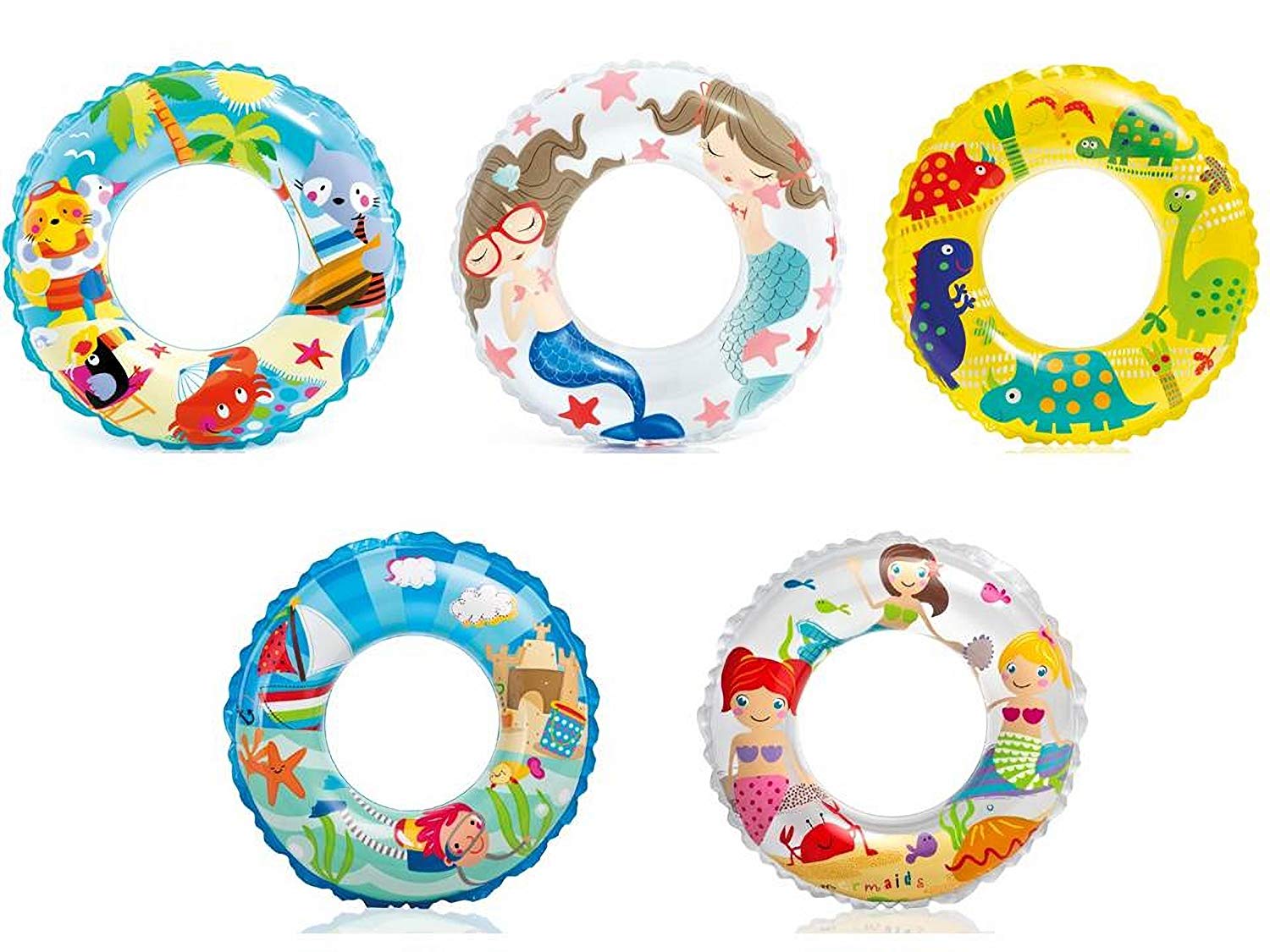 INTEX INFLATABLE TUBES PRINITED  24 INCH FOR 6-10 YEARS. TY590 59242NP \\\KD18132