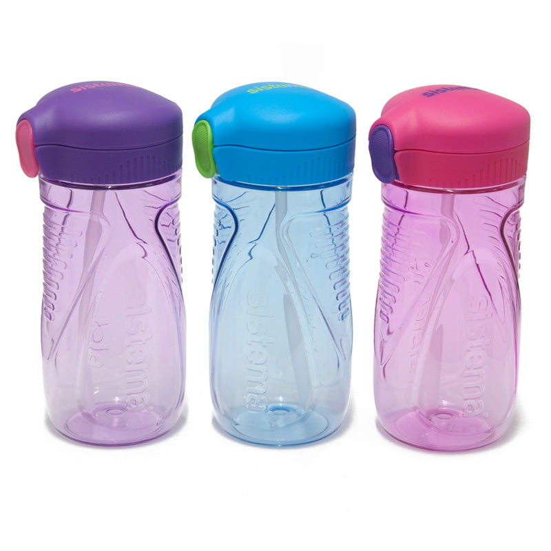 SISTEMA QUICK FLIP TRITAN BOTTLE ASSORTED COLOURS 520 ML. SIS620 \\\KD18165