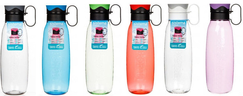 SISTEMA TRAVERSE TRITAN BOTTLE ASSORTED COLOURS 850 ML. SIS670 \\\KD18169