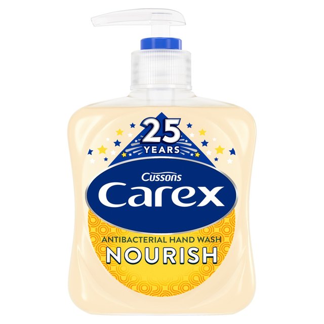 PACK OF 6 CUSSONS CAREX NOURISH HAND WASH 250ML. M044786 \\\KD18175