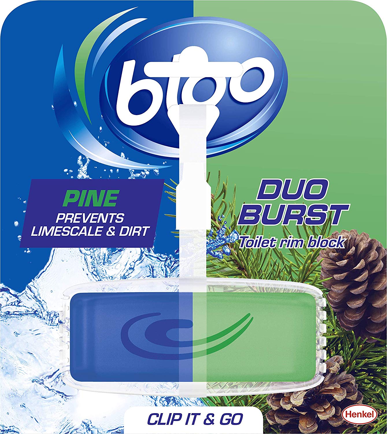 BLOO PINE VALUE FOR MONEY RIM BLOCK DUO STICK 40 G. 2392586 \\\KD18180