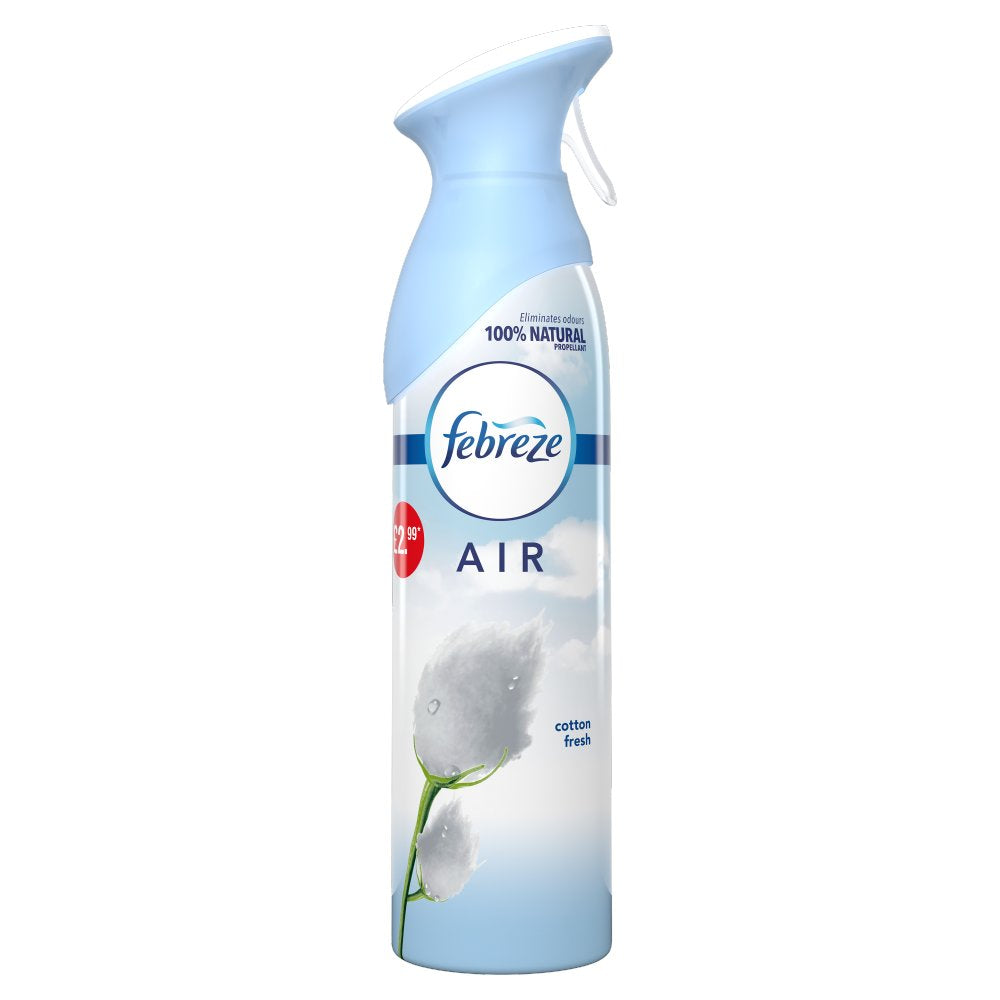 FEBREZE AIRFRESHENER SPRAY COTTON PMP Â£2.99 300ML. 97676 \\\KD18187