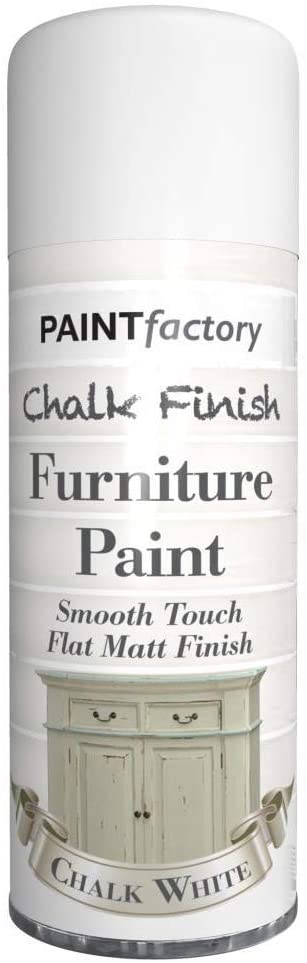 PAINT FACTORY CHALK PAINT WHITE SPRAY PAINT 400ML. WDL2615 \\\KD18203