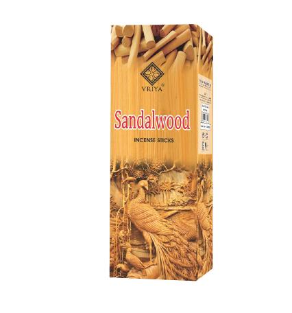 PACK OF 6 VRIYA SANDALWOOD INCENSE STICKS 20/PK. VRIYASANDLE \\\KD18218