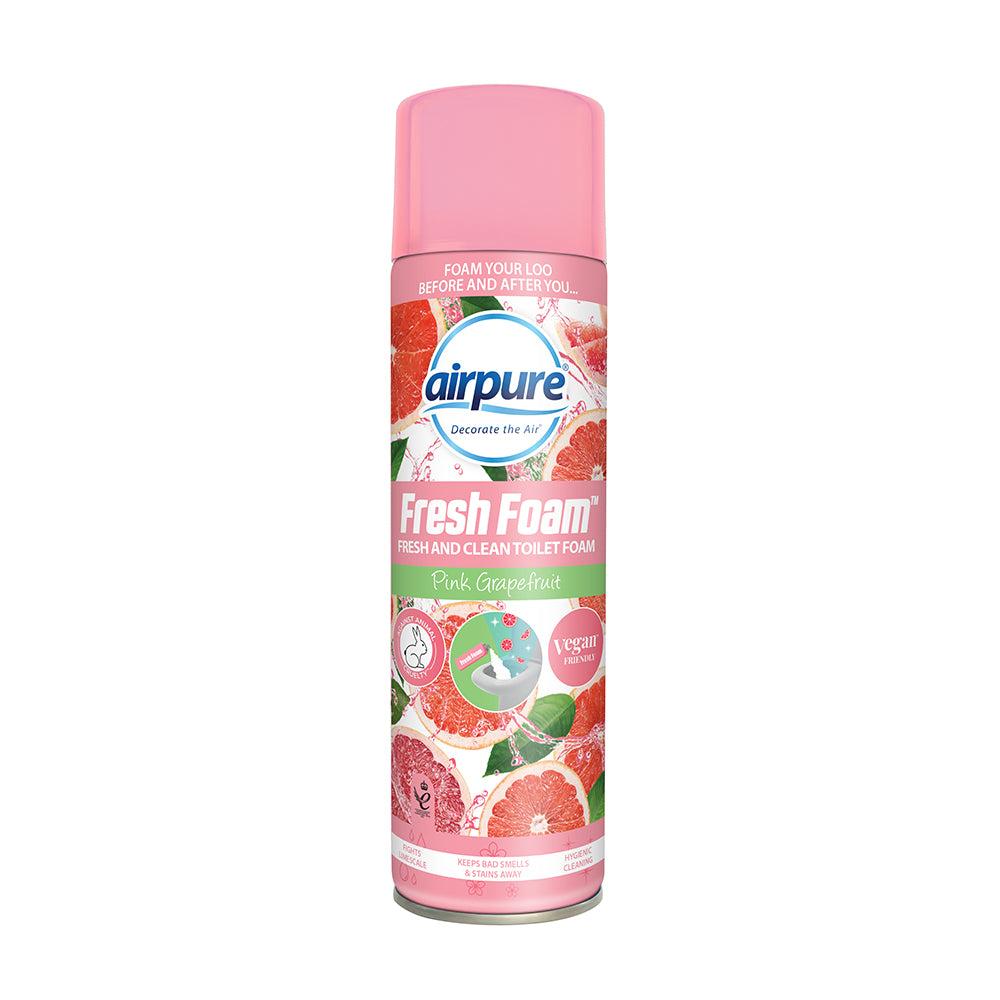 AIRPURE FRESH FOAM TOILET CLEANER 500ML - PINK GRAPEFRUIT. FA129 \\\KD18274