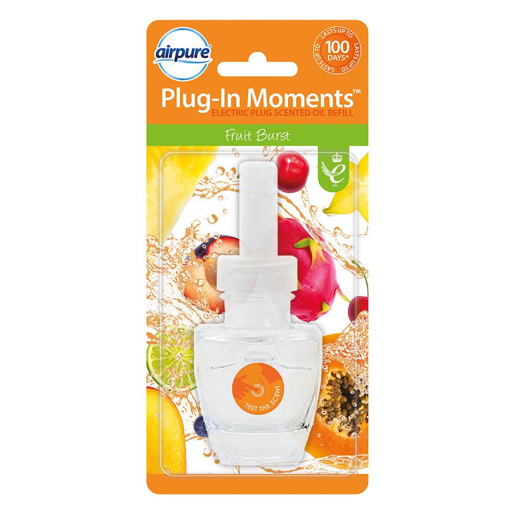 AIRPURE PLUG IN MOMENTS AIR FRESHNERS REFILL 20ML -  FRUIT BURST. PGM677 \\\KD18282