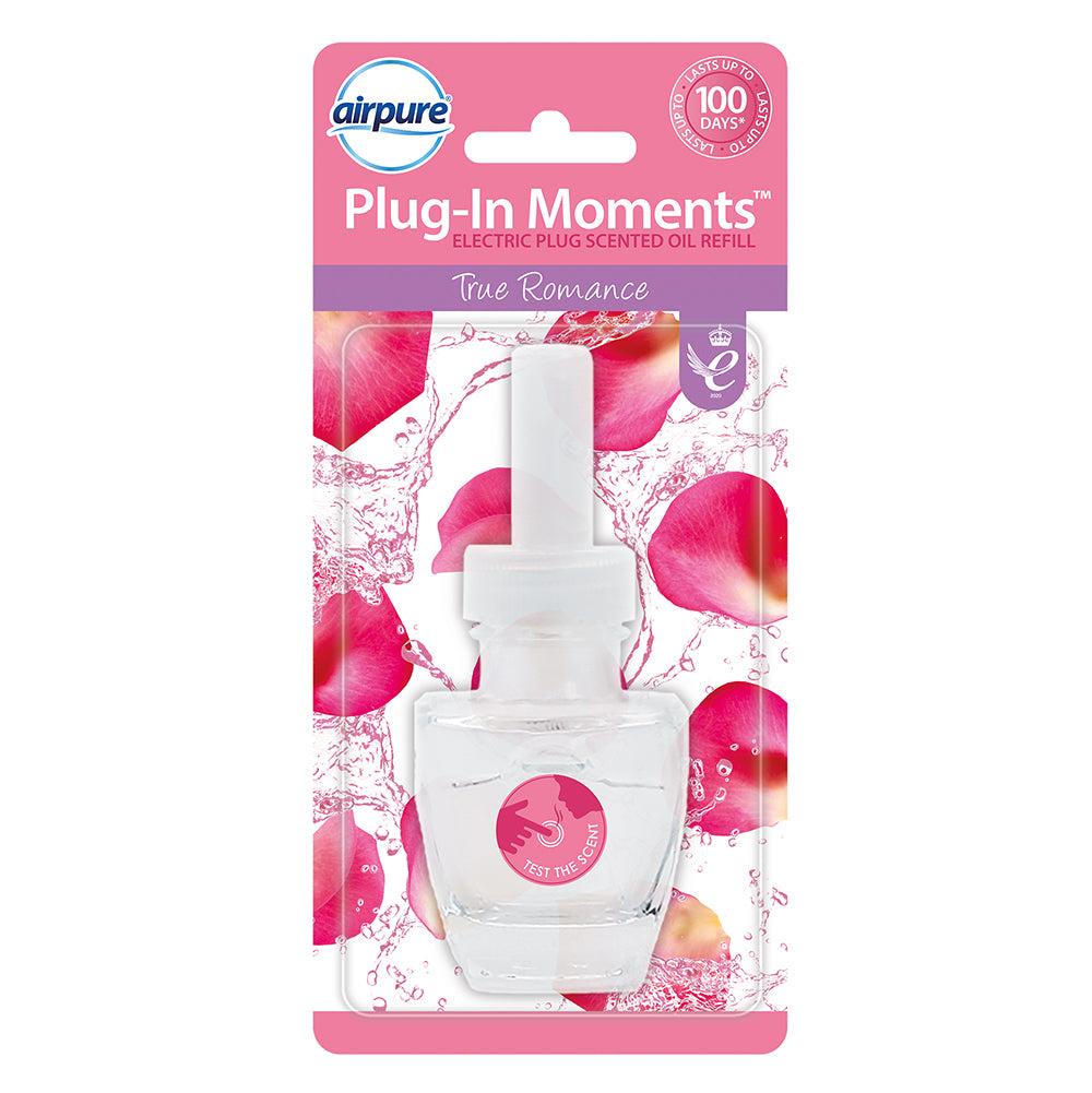 AIRPURE PLUG IN MOMENTS AIR FRESHNERS REFILL 20ML -  TRUE ROMANCE. PGM680 \\\KD18283