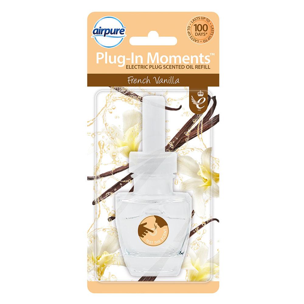 AIRPURE PLUG IN MOMENTS AIR FRESHNERS REFILL 20ML -  FRENCH VANILLA. PGM690 \\\KD18284