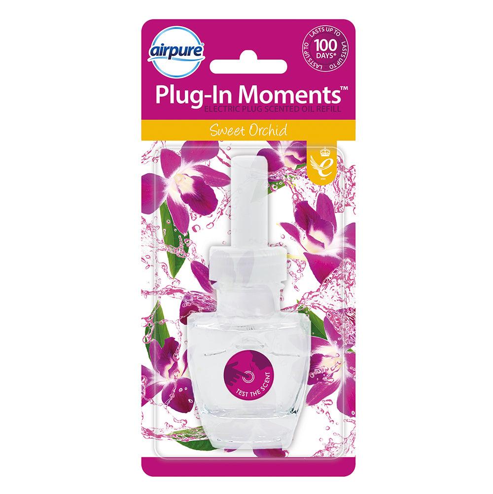 AIRPURE PLUG IN MOMENTS AIR FRESHNERS REFILL 20ML -  SWEET ORCHID. PGM698 \\\KD18285