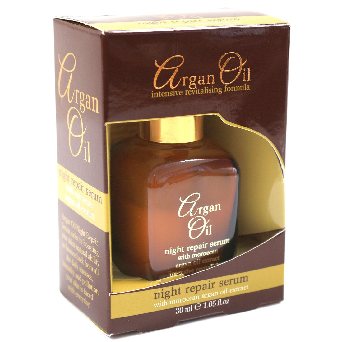 ARGAN OIL NIGHT REPAIR SERUM 30ML WITH MOROCCAN ARGON OIL EXTRACT. XP40204 \\\KD18307