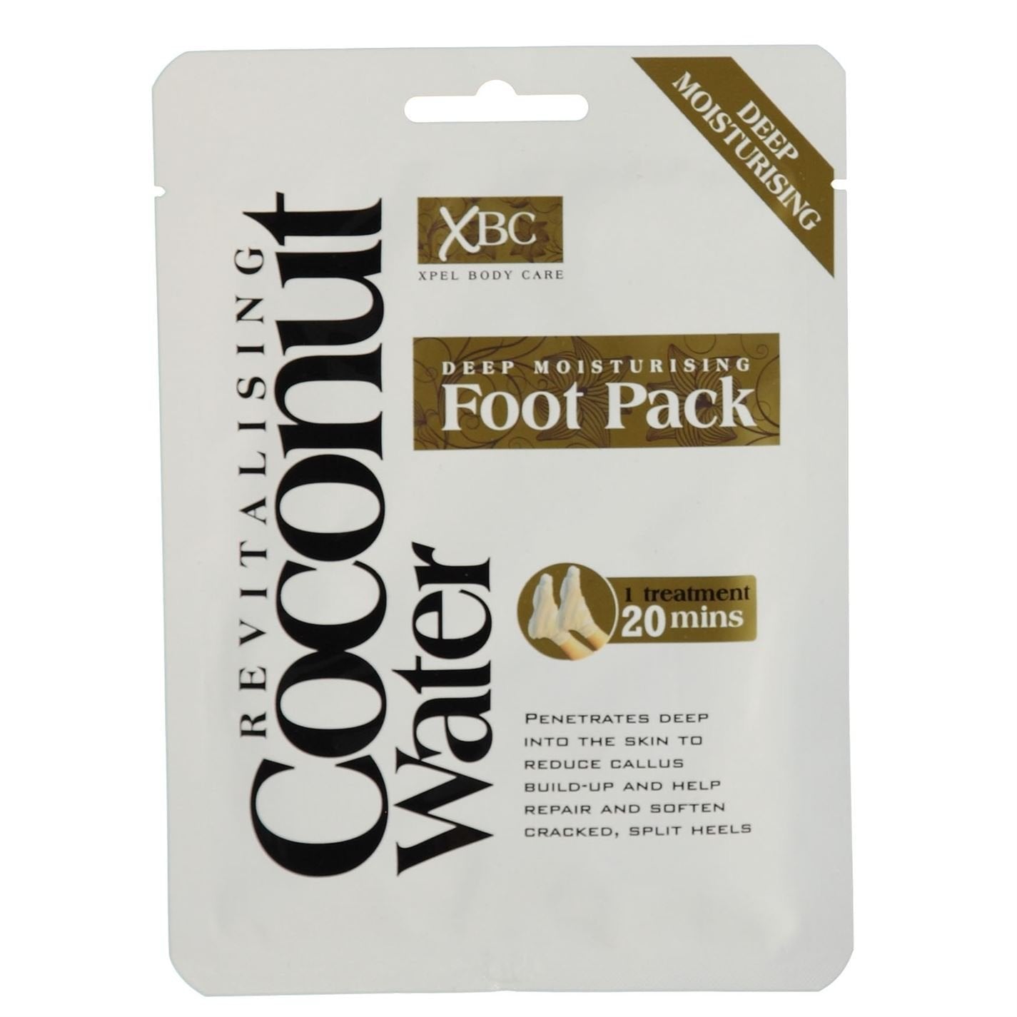 DEEP MOISTURISING REVITALISING COCONUT WATER FOOT PACK. XP40331 \\\KD18313