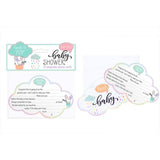 FIRST STEP BABY SHOWER ADVICE CARD 12/PK. FS802 \\\KD18334
