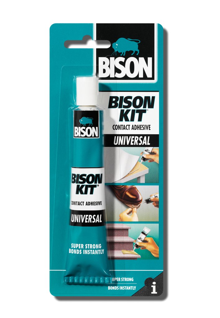 BISON KIT UNIVERSAL CONTACT ADHESIVE GLUE 50ML. XB6305326 \\\KD18351