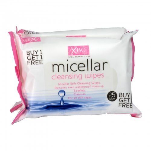 XBC MICELLAR CLEANSING WIPES 25/PK TWIN PACK. XP40336 \\\KD18361