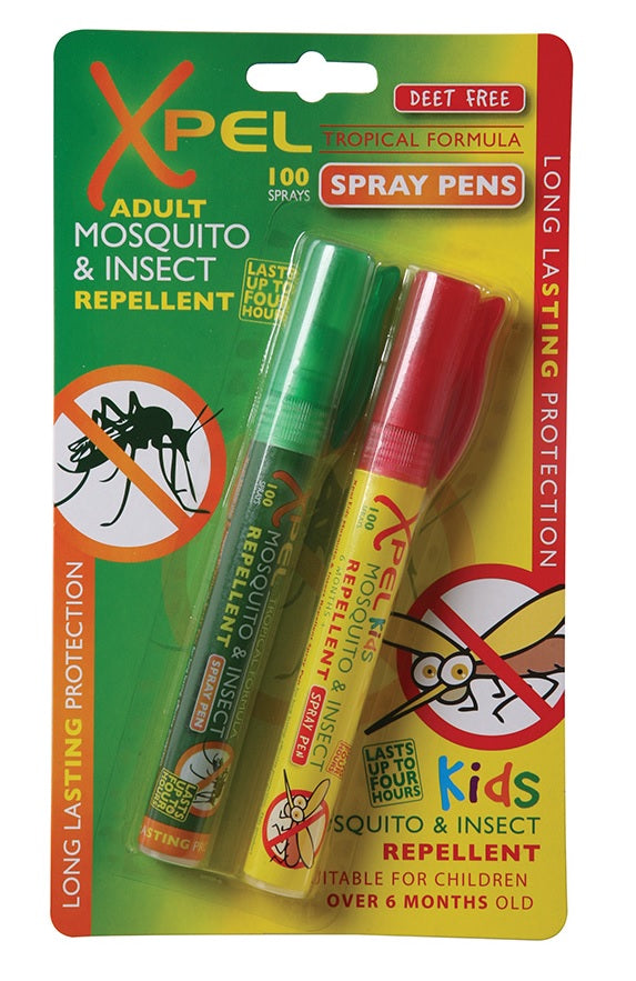 XPEL ADULT & KIDS TROPICAL FORMULA MOSQUITO & INSECT REPELLENT PENS. XP40022 \\\KD18362