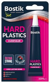 BOSTIK HARD PLASTIC CLEAR ADHESIVE GLUE 20ML. 30803651 \\\KD18365